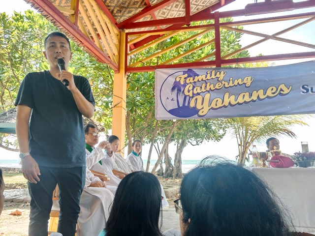Pak Ignatius budi Prabowo, Korwil Yohanes sedang menutup acara PAKAI